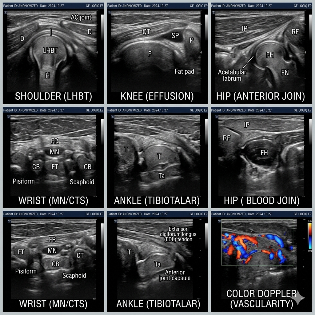Joint (Shoulder/Knee/Hip/Wrist/Ankle) each